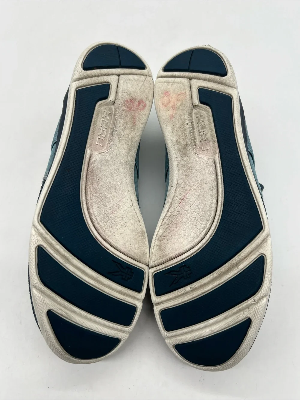 Kuru Pivot Womens Size 10.5 Medium Blue Mesh Slip On Comfort Sneakers Shoes